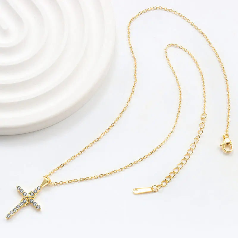 Elora Infinity Cross Necklace