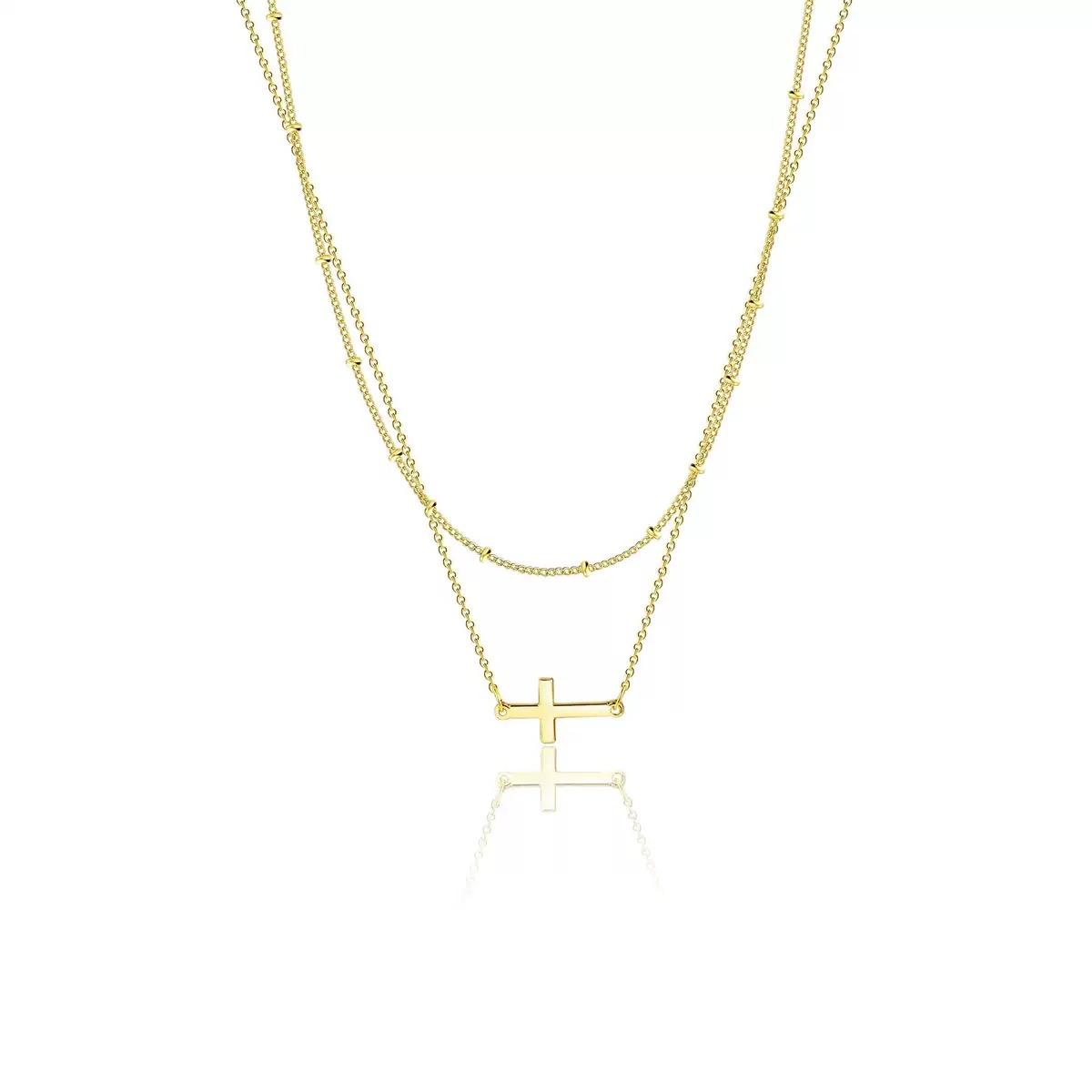 Elora Double Chain Cross