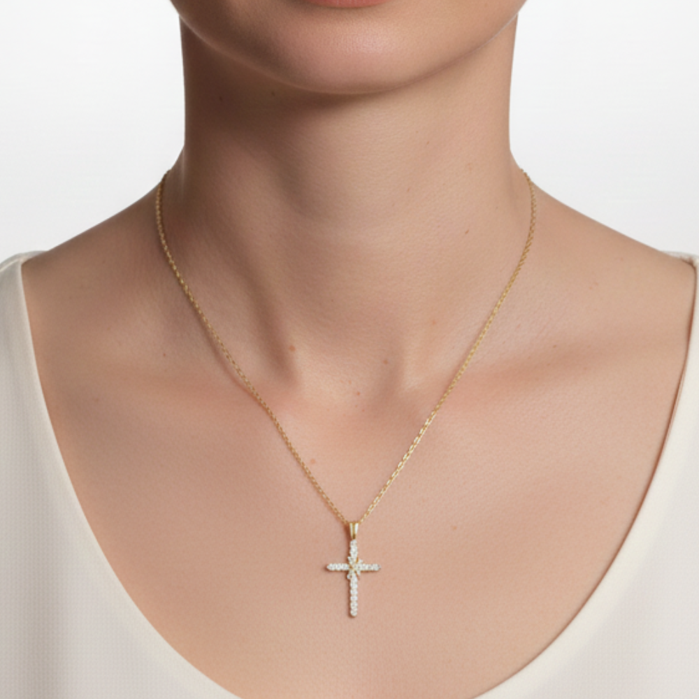 Elora Infinity Cross Necklace