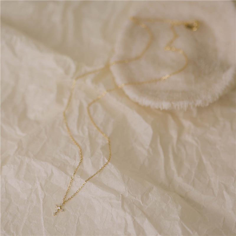 Whisper Cross Necklace