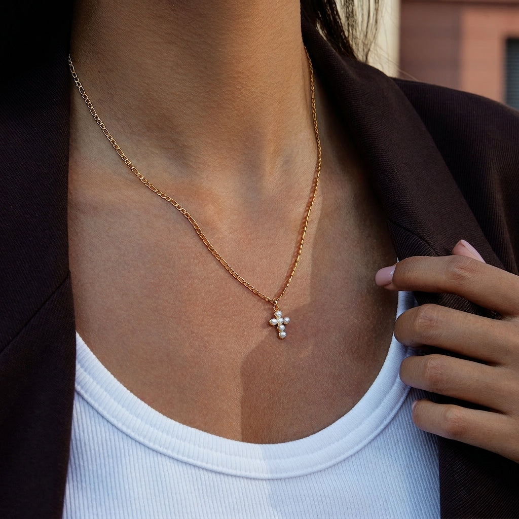 Elora Pearl Chain Necklace