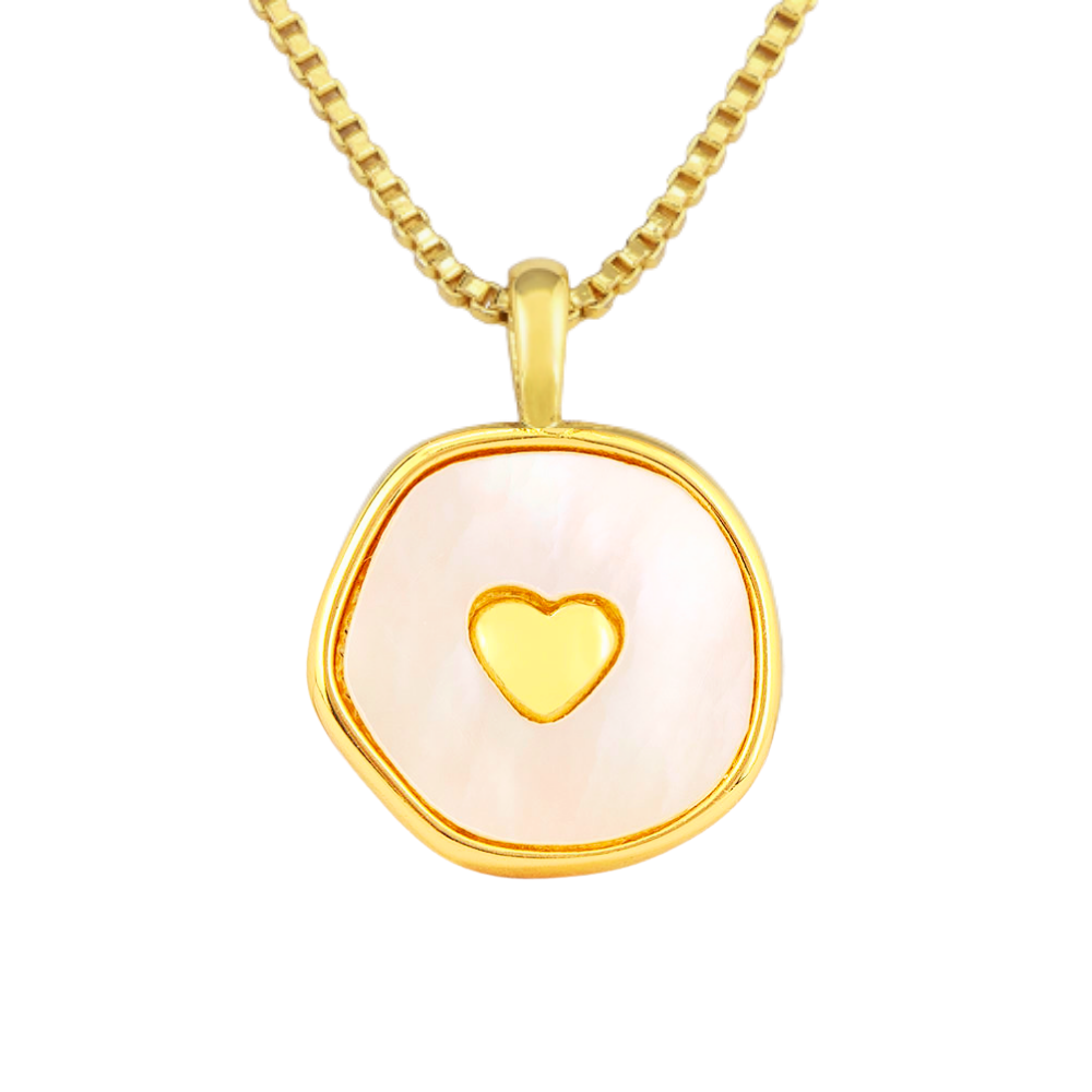 Seraphine Seashell Cross Necklace