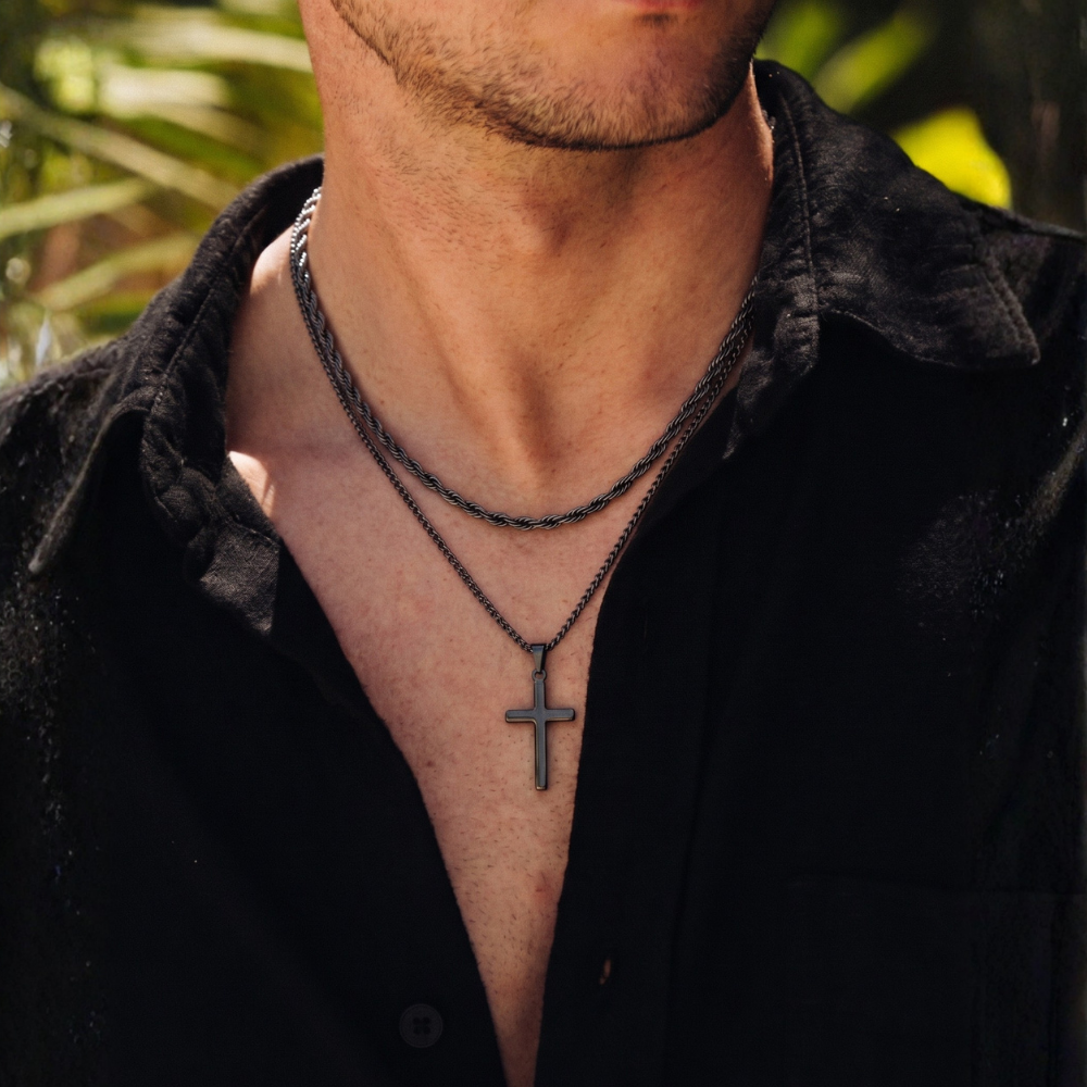 Titanium Cross Necklace
