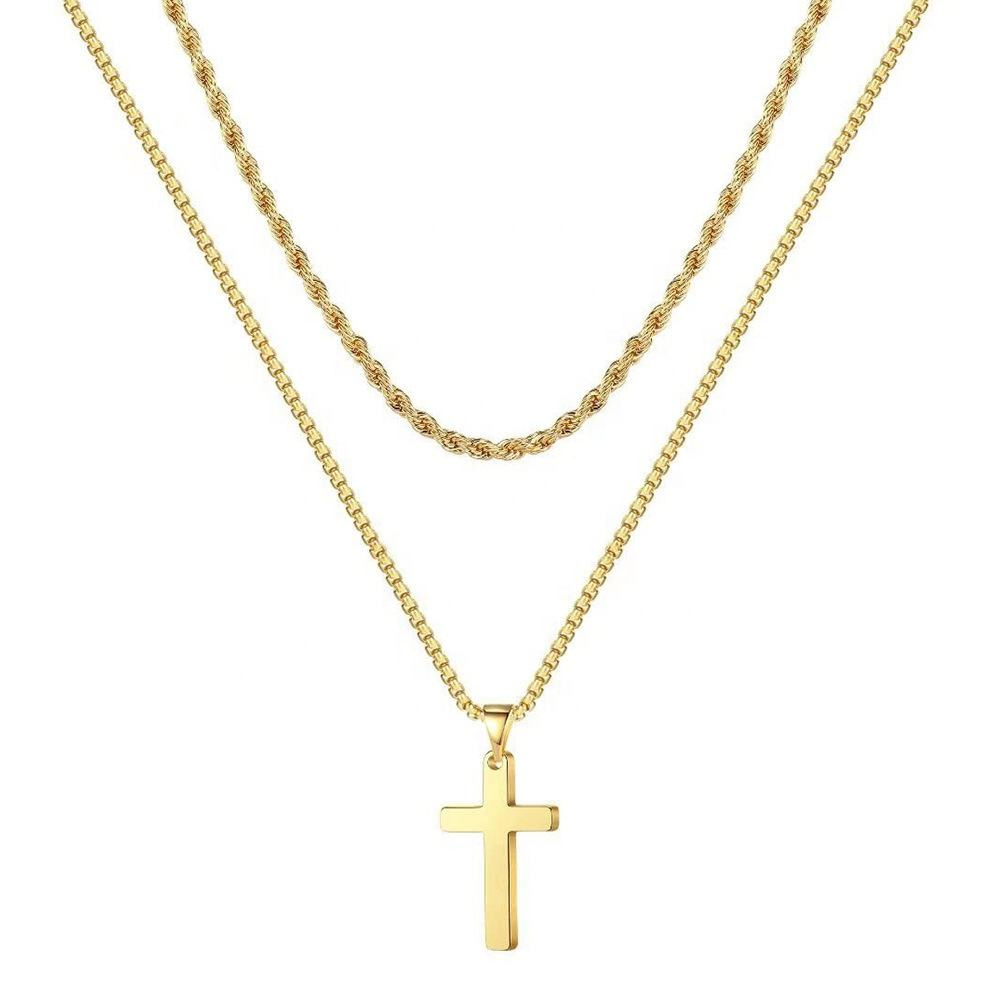 Titanium Cross Necklace