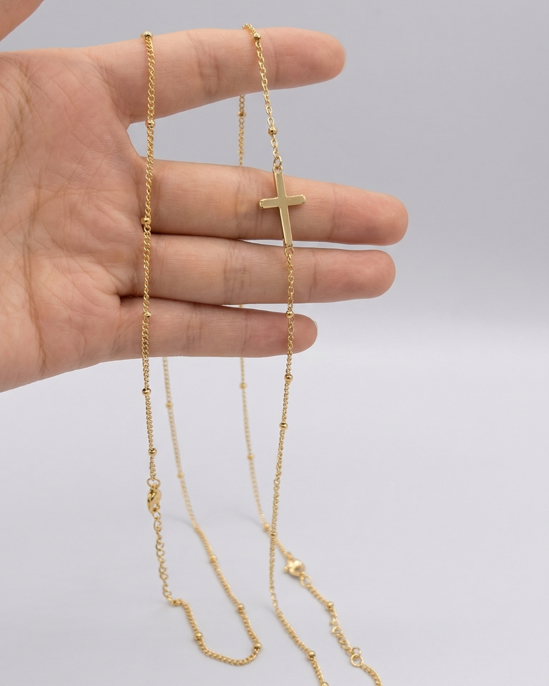 Elora Double Chain Cross