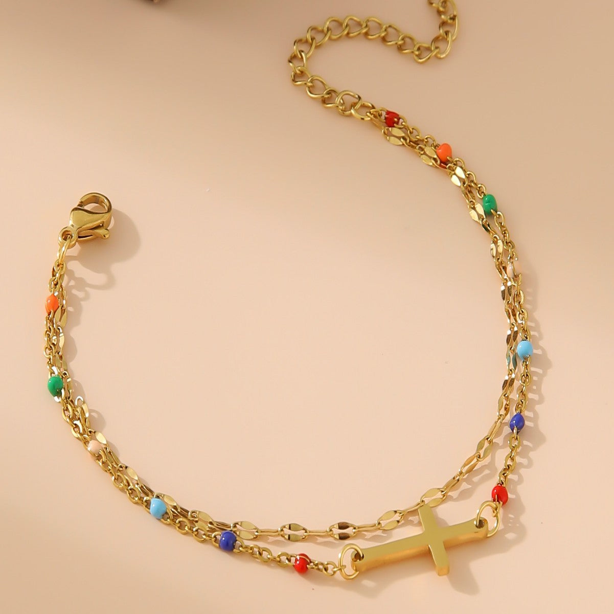 Healing Cross Beads Bracelet
