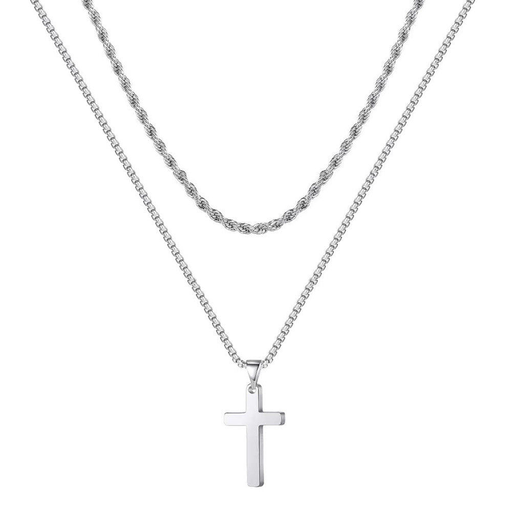 Titanium Cross Necklace