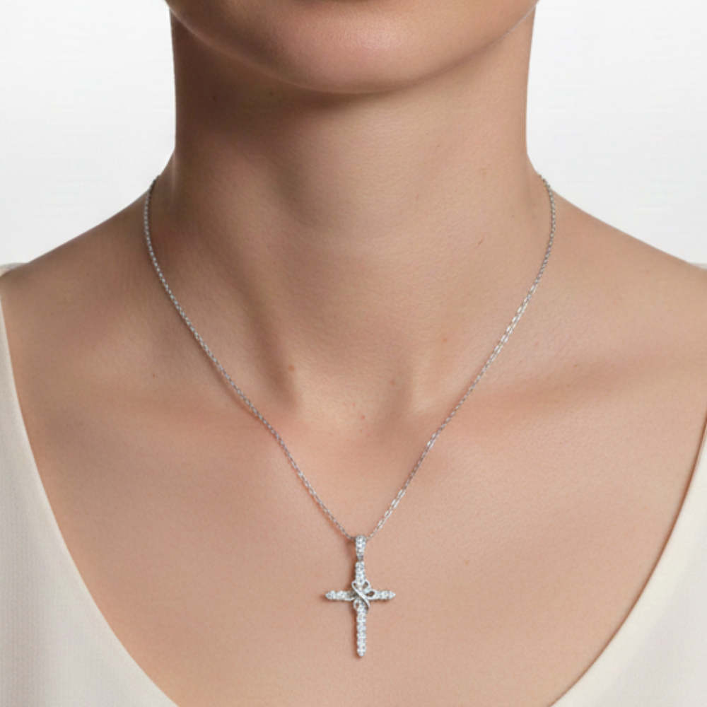 Elora Infinity Cross Necklace