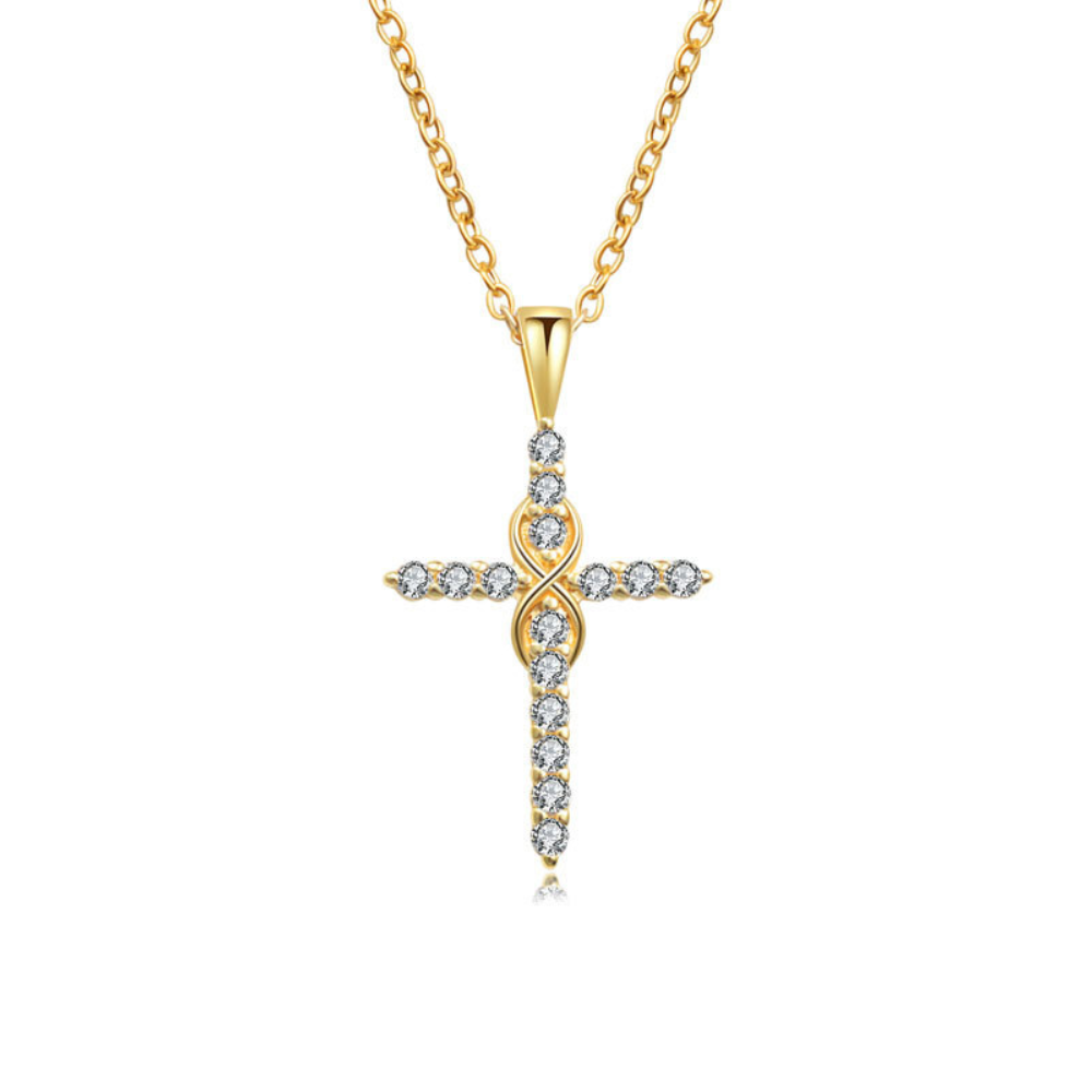 Elora Infinity Cross Necklace