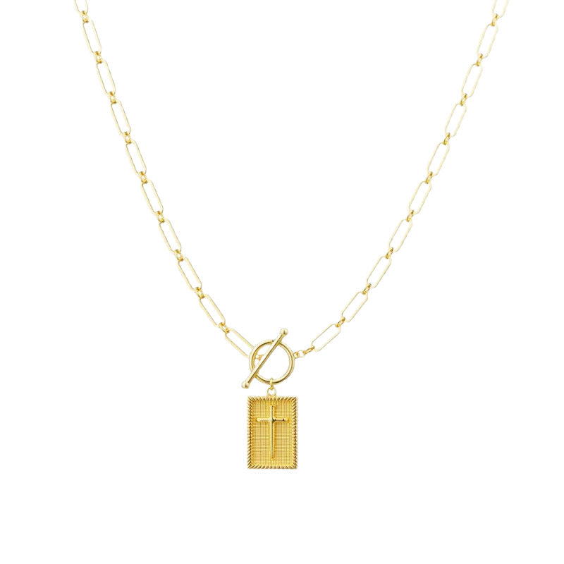 Elora Cross Chain Necklace