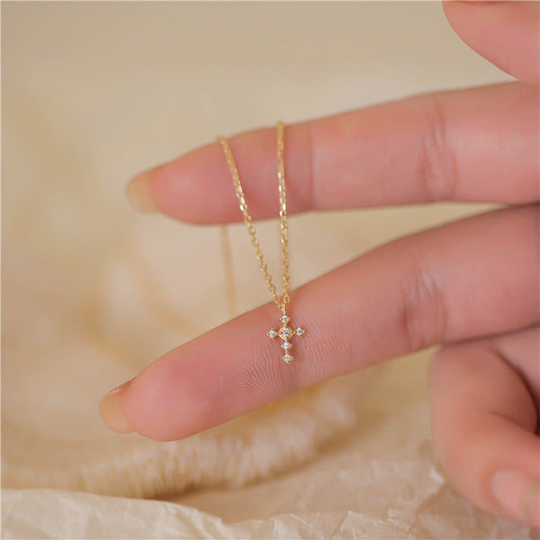 Whisper Cross Necklace
