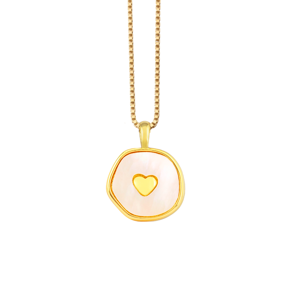 Seraphine Seashell Cross Necklace