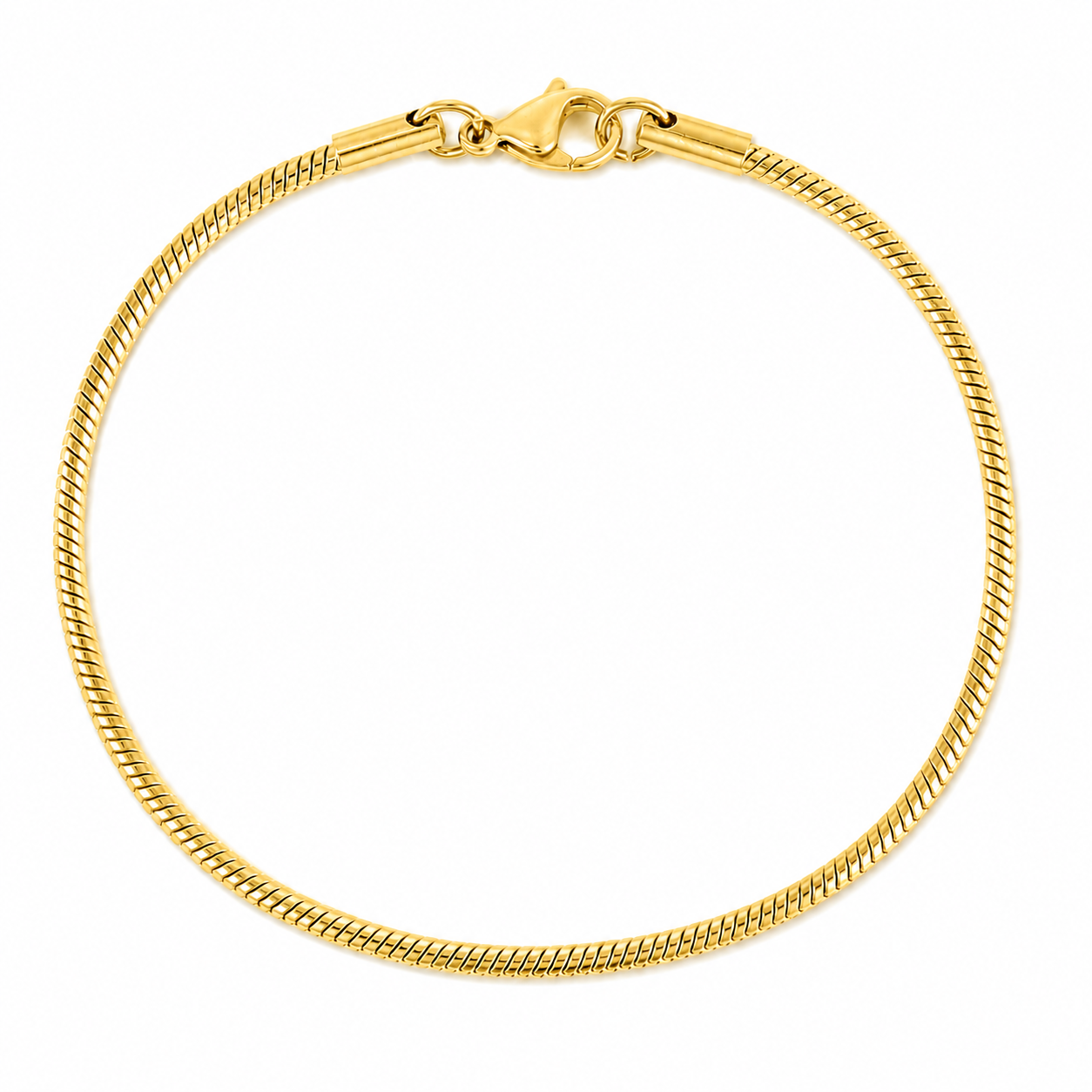 Stacking Round Herringbone Bracelet