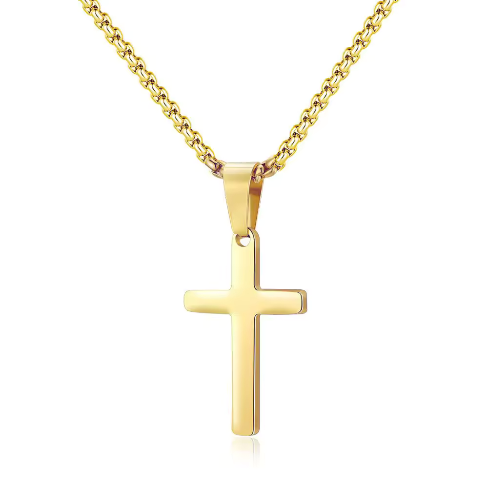 Titanium Cross Necklace