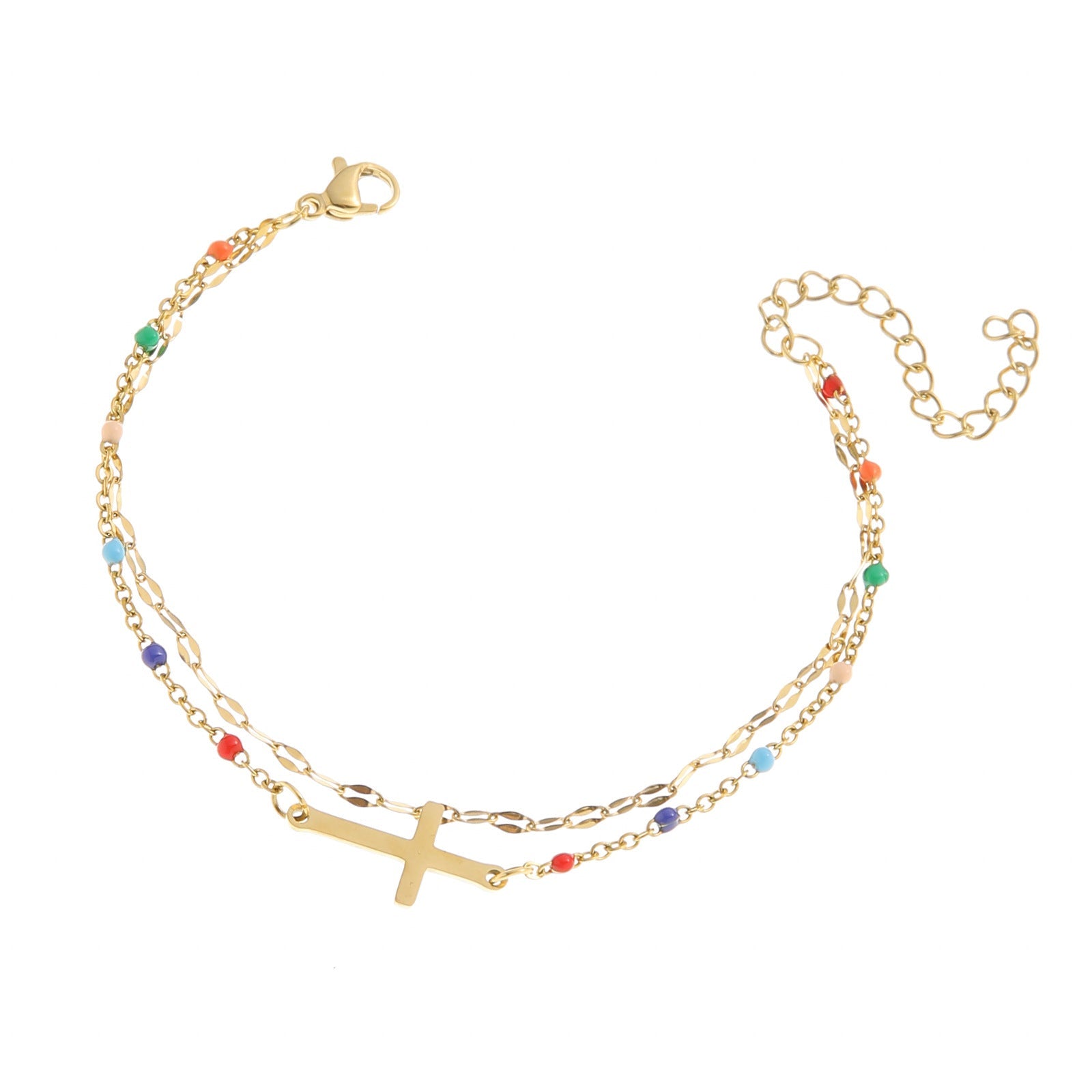 Healing Cross Beads Bracelet