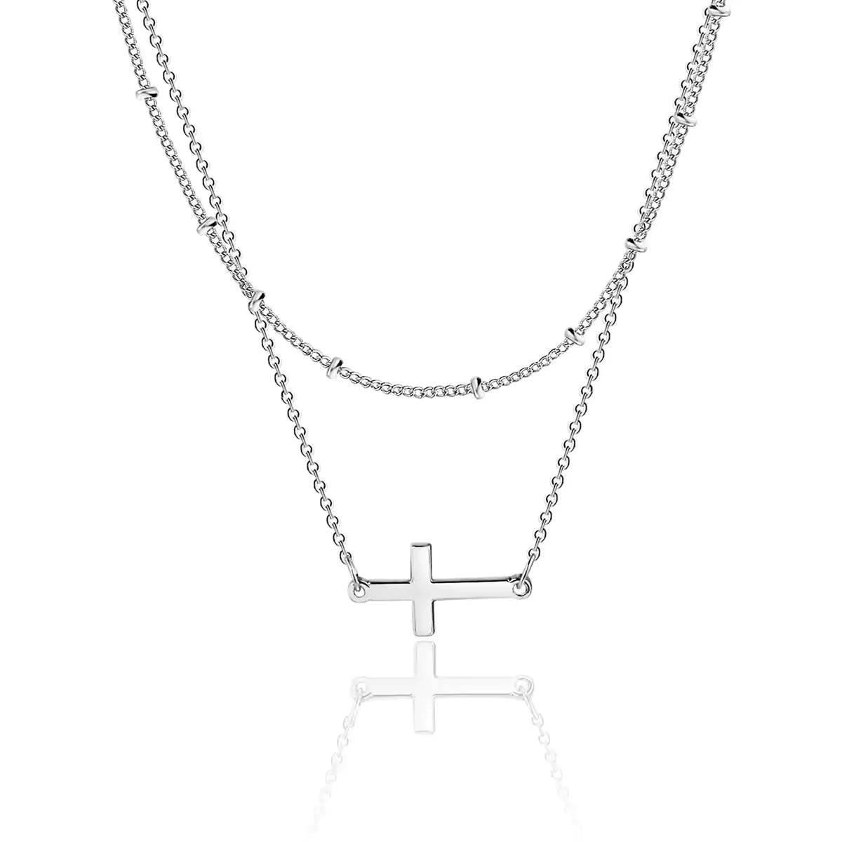 Elora Double Chain Cross